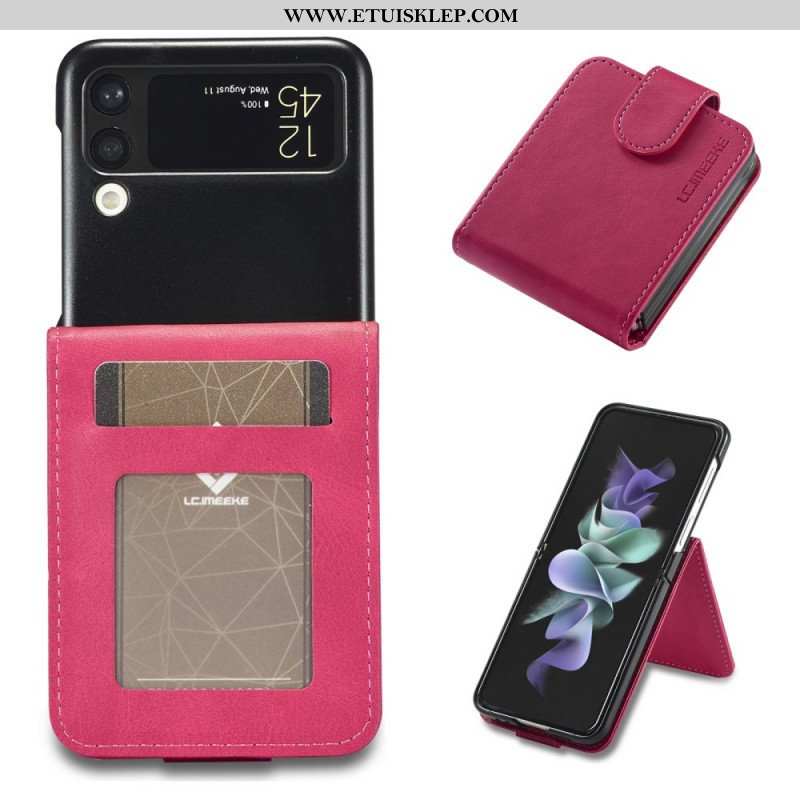 Etui do Samsung Galaxy Z Flip 3 5G Etui Folio Etui Na Karty I Zapięcie Lc.imeeke